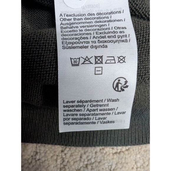 Lacoste Sweater Mens 3X 3XL Dark Green V Neck - Picture 8 of 8